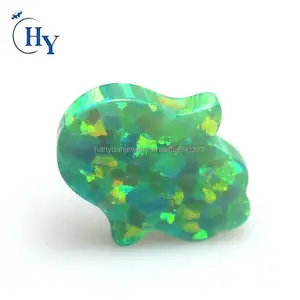 合成蛋白石 hamsa opal11 绿色蛋白石价格每克