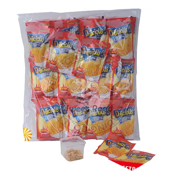 Вкусные картофельные чипсы, воздушные закуски