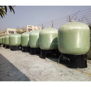 FRP Tank used for water treatment Manganese sand filter tank and carbon filter tank Softener system waste water purification