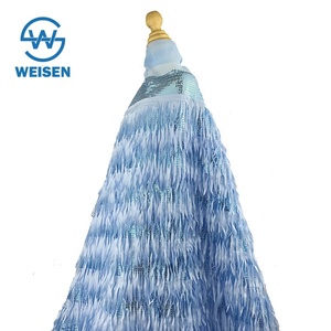 Đầm Khiêu Vũ Thời Trang Tua Rua 2023 Vải Sequin Thêu Ren Lưới Lạ Mắt - Product Image 5