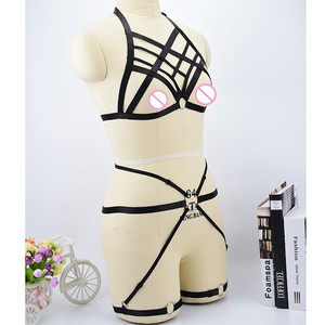 Fetish Imbracatura Usura Gabbia Reggiseno Delle Donne Sexy Bondage Lingerie Fatti A Mano Cupless Corpo Harness Goth Crop <span class=keywords><strong>Top</strong></span> Della Biancheria Intima - Product Image 2