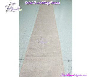 100TC haute densité <span class=keywords><strong>pas</strong></span> <span class=keywords><strong>cher</strong></span> polyester toile <span class=keywords><strong>de</strong></span> <span class=keywords><strong>jute</strong></span> chemins <span class=keywords><strong>de</strong></span> <span class=keywords><strong>table</strong></span> pour mariage événements - Product Image 1