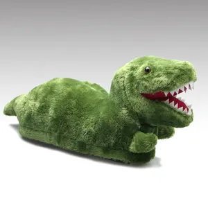 Peluş 3D hayvan dinozor terlik erkek