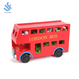 YF-M609 OEM accepter usine 2018 nouveau design vente chaude en bois londres <span class=keywords><strong>bus</strong></span> jouets pour enfants - Product Image 2