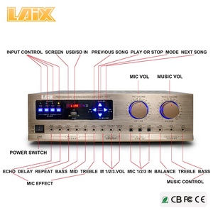 Laix AV-160-1 Optique Cinéma Théâtre Caisson <span class=keywords><strong>Ampli</strong></span> <span class=keywords><strong>Classe</strong></span> UN Studio Musique DJ Théâtre Audio Amplificateur De Puissance - Product Image 5