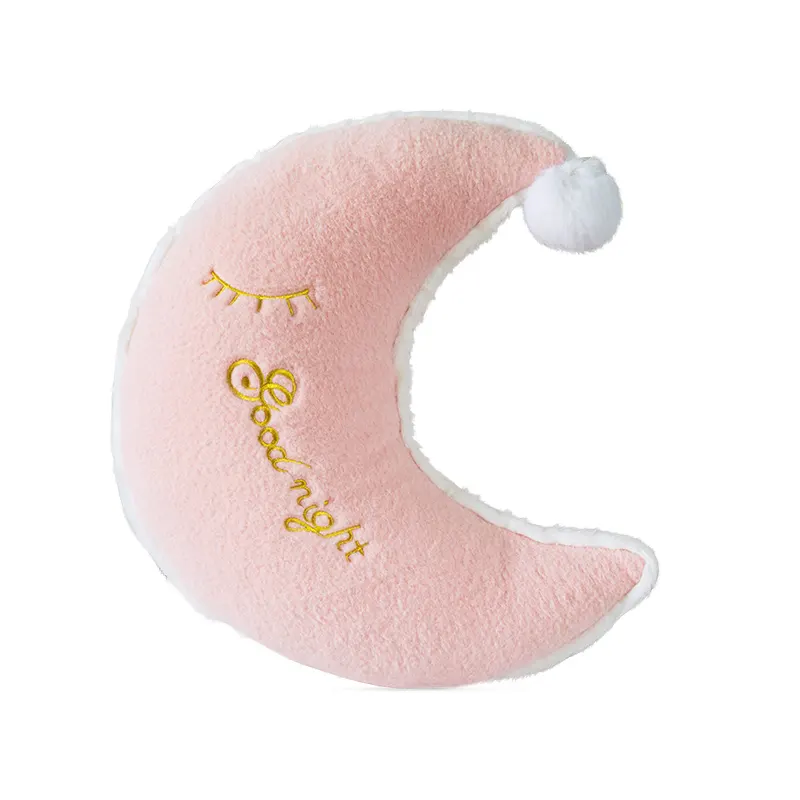 Soft Decorative moon heart star crown shaped pillow