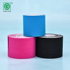 Factory Made Cheap waterproof Medical Cotton Adhesive Athletic kinesiology muscle sports Bandage Body Tape