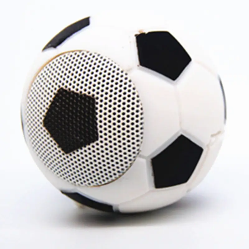 Mini bola esportiva música futebol alto-falante azul sem fio