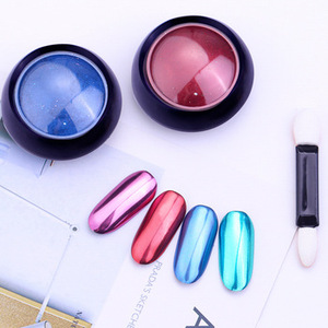 Mới nhất 15 màu sắc <span class=keywords><strong>chrome</strong></span> sắc tố móng tay sắc tố bột cho gel đánh bóng hiệu ứng gương - Product Image 3