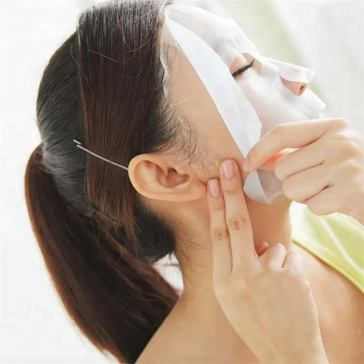 Cara cuidado de la piel 100% natural celulosa bio hidratante máscara facial OEM