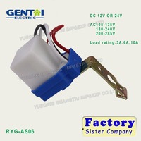 Interruptor de sensor de Fotocélula de fotocontrol con enchufe de bloqueo giratorio de alta calidad para lámpara exterior 105-305VAC