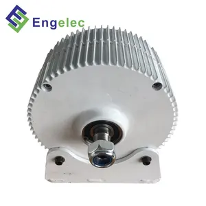 100W-800W PMG 12/24V bakır tel küçük 500w 200rpm kalıcı mıknatıslı jeneratör su rüzgar türbini jeneratör