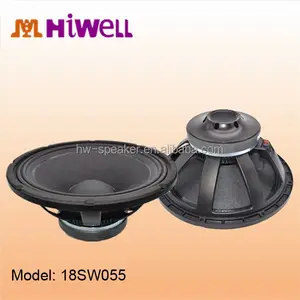 Bak yeni SUBWOOFER 18 "1000W RMS çift örümcek hoparlör