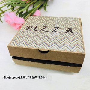 Venta al por mayor logotipo personalizado de impresión de logotipo de Color caja de Pizza caja de cartón corrugado - Product Image 2