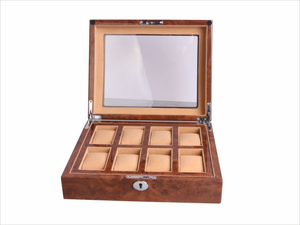 Sang trọng 8 khe cắm đi bằng gỗ gỗ đồng hồ hiển thị trường hợp quảng châu - Product Image 2