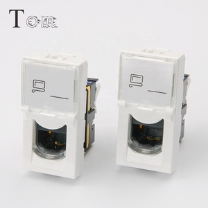 TOM-KJ-L-7 22.5*45mm <span class=keywords><strong>CAT6A</strong></span> UTP Estilo Francés, Conector Keystone <span class=keywords><strong>Cat6A</strong></span> sin Herramientas, Chapado en Oro de 15u, para Telecomunicaciones - Product Image 6