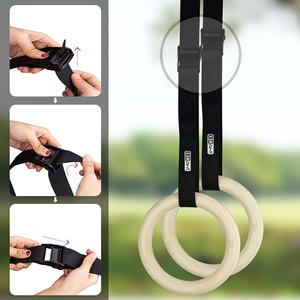 Tập Thể Dục Bằng Gỗ Bền Tập Thể Dục Tập Thể Dục Nhẫn Tập Thể Dục <span class=keywords><strong>Abs</strong></span> - Product Image 5