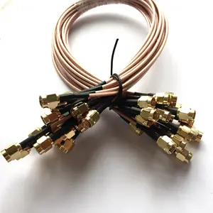 高质量天线延长电缆SMA公到SMA公RG316连接器适配器接线