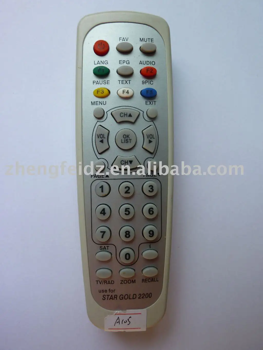 star gold 2200 TV Remote Control