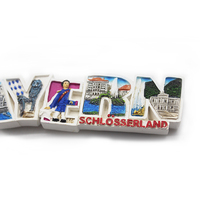 Aimant de réfrigérateur souvenir 3D Bayern Munich, lettre promotionnelle, aimant de réfrigérateur OEM