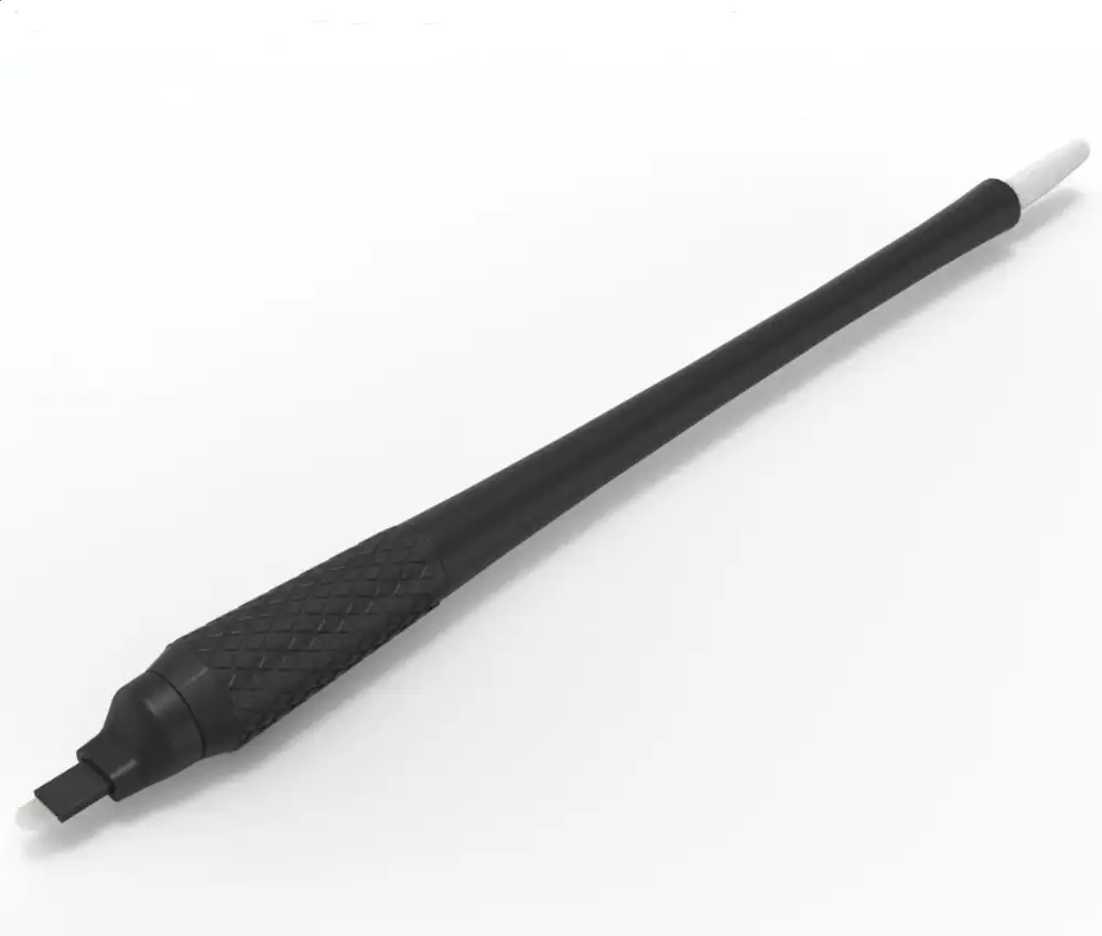 CE sertifikalı EO gaz sterilize Lushcolor 3d Microblading kalem tek kullanımlık mikro bıçak Blister paketi ile