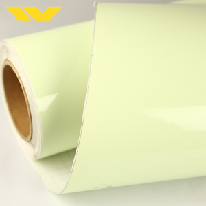 Benutzerdefinierte glow in <span class=keywords><strong>the</strong></span> dark reflexstreifen aufkleber leucht vinyl fluorescent glow band - Product Image 4