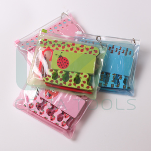 Fabricante al por mayor bolso de las señoras barato pedicura herramientas del salón del clavo de la muchacha encantadora - Product Image 4