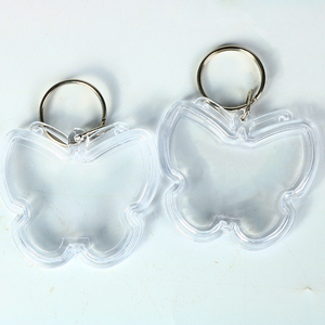 Stampa personalizzata piazza keychain acrilico bianco - Product Image 2