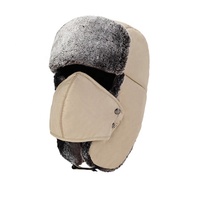 Sombrero soviético personalizado Sombrero de invierno Ushanka con su logotipo