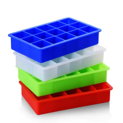 Plateau de Cube de glace en silicone personnalisé 15 cavités