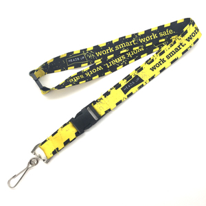 Cordão de Identificação de Funcionário em Poliéster Preto de Alta Qualidade com Impressão Offset de Logotipo Personalizado, Durável e Moderno - Product Image 6