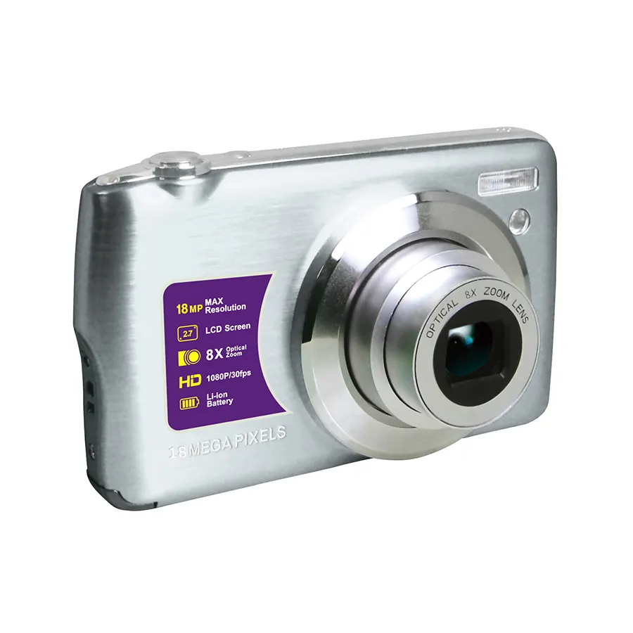 Útil 18MP óptico de la cámara digital de 1080P cámara desechable con flash mejor venta