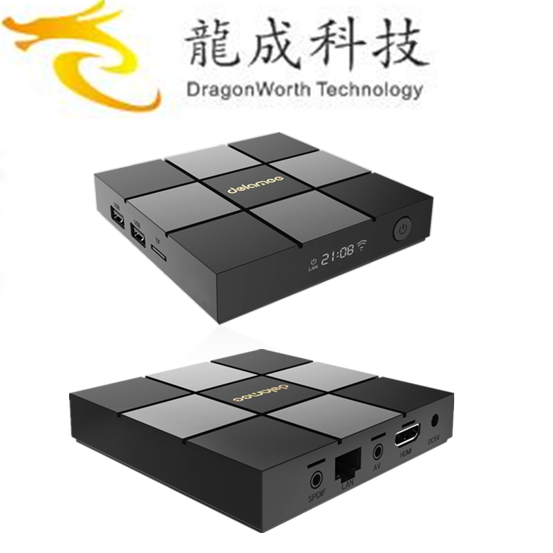 2019 горячая Распродажа DOLAMEE D6 S905X 2G 8G спутниковый приемник wifi usb адаптер по рекламной цене ott 6.0tv box HDD плеер