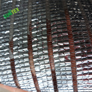 75% che ngoài trời nhôm lá mặt trời bóng vải lưới, bạc nhà kính bóng râm Rèm vườn mái che 4.3M chiều rộng - Product Image 1