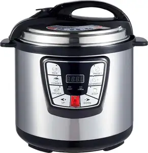 6L Induction Pressure Cooker Electric Capacity 6 Quart Electric Pressure Cooker Cooking Pot Instant Multi Cooker ZPC07 Aluminum