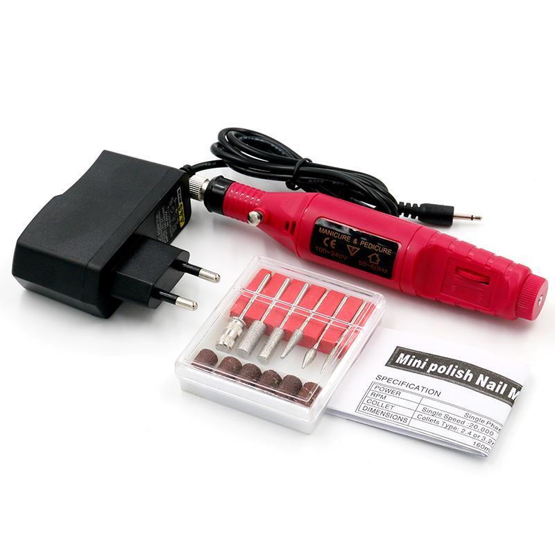 Professional Electric Nail Drill & File Manicure/Pedicure Machine Kit – Glam Hobby Brand
