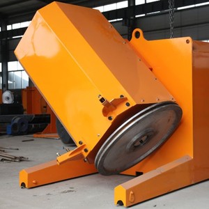 Steinbruch Diamant drahts äge Bergbau maschine OMC-SJ37 Stein 100% Produktions kapazität 360-Grad-Drehung 0-40 mt/s 20-80m Gelb 800mm