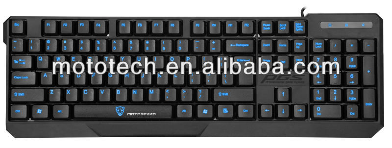 проводной подсветкой игровой клавиатуры