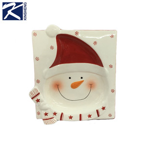 2017 al por mayor eco amigable <span class=keywords><strong>Santa</strong></span> en forma <span class=keywords><strong>cena</strong></span> de cerámica conjunto - Product Image 5