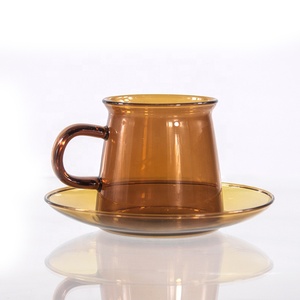Tasse à café en verre colorée faite à la main pour lave-vaisselle <span class=keywords><strong>micro</strong></span>-ondes vente en gros - Product Image 3