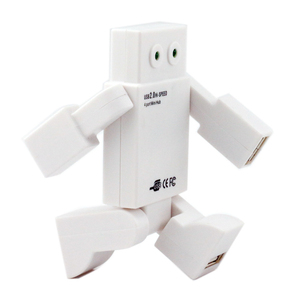 Quà Tặng Khuyến Mãi Biểu Tượng Tùy Chỉnh Thiết Kế Hi-Tốc Độ 4 Cổng Robot <span class=keywords><strong>USB</strong></span> <span class=keywords><strong>Hub</strong></span> - Product Image 4