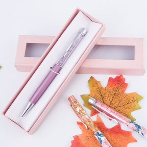 TTX笔组制造商中国玫瑰金水晶宝石批发原材料圆珠笔 - Product Image 4