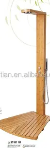 Conjunto de ducha de madera para jardín al aire libre, CE/ACS/CUPC/ISO 9001, fabricante de China de alta calidad, diseño europeo, ST8118