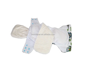 Heureux Flûte nouveau organique réutilisable chanvre <span class=keywords><strong>nuit</strong></span> AIO bébé couches lavables fabrication - Product Image 3