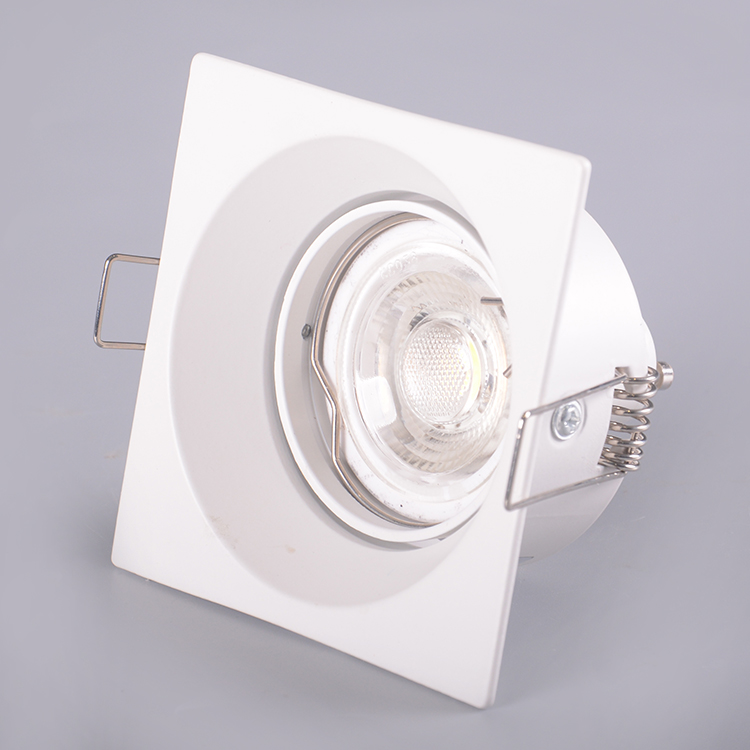 DC12V Square Cob LED Downlight Fixed Recessed LED Kitchen Ceiling Lights