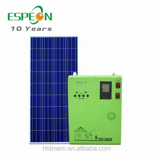 Off grid Mini piccola casa sistema di energia solare sistema di pannelli solari 300 w600w1000w portatile generatore solare per il campeggio energia all'aperto