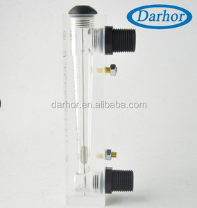 DFAアクリルパネルマウント流量計5LPM RO水調整バルブ流量制御液体ロータメーター2GPM - Product Image 4