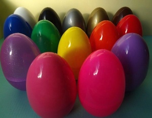 Huevos de <span class=keywords><strong>Pascua</strong></span> Gigantes de 10 Pulgadas en Colores Surtidos, 12 Huevos de <span class=keywords><strong>Pascua</strong></span> de Plástico Gigantes sin Bisagras - Product Image 3