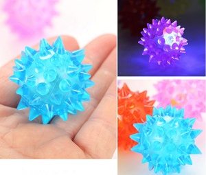 Pet Products Elastic LED <strong>Light</strong> <strong>up</strong> Spike <strong>Ball</strong> Pet <strong>Dog</strong> Cat Molar TPR Flash <strong>Ball</strong> Entertained Toy Random Colors - Product Image 6