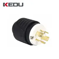 KEDU สลักเกลียวไฟฟ้า Nema 250 30,ตัวล็อกแบบใช้สายไฟ2ขั้ว3เส้นใช้ในรายการ UL 30amp V L6ปลั๊ก Nema L6-30
